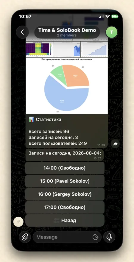 Расписание на сегодня